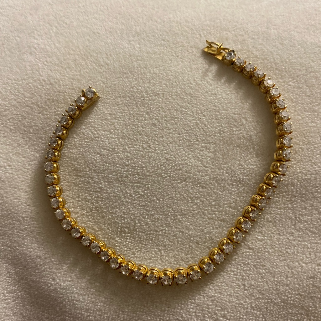 Paj .925 Sterling Silver Yellow Gold Bracelet